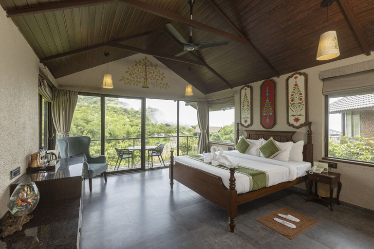 Bedroom, TAALISH - A BOUTIQUE RESORT, Pune