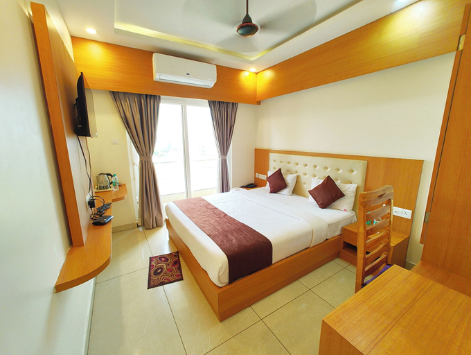 Bedroom 1, Hotel Shree Gajanana Puri, Puri