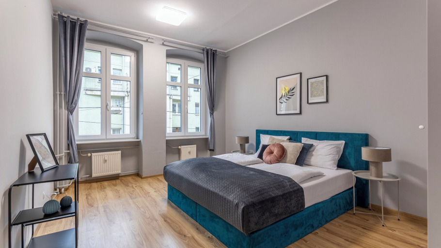 Bedroom 2, Apartamenty Sun & Snow Szczytnicka, Środa Śląska