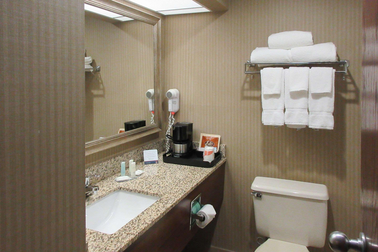 Bathroom 4, Clarion Inn & Suites - University Area, Cortland