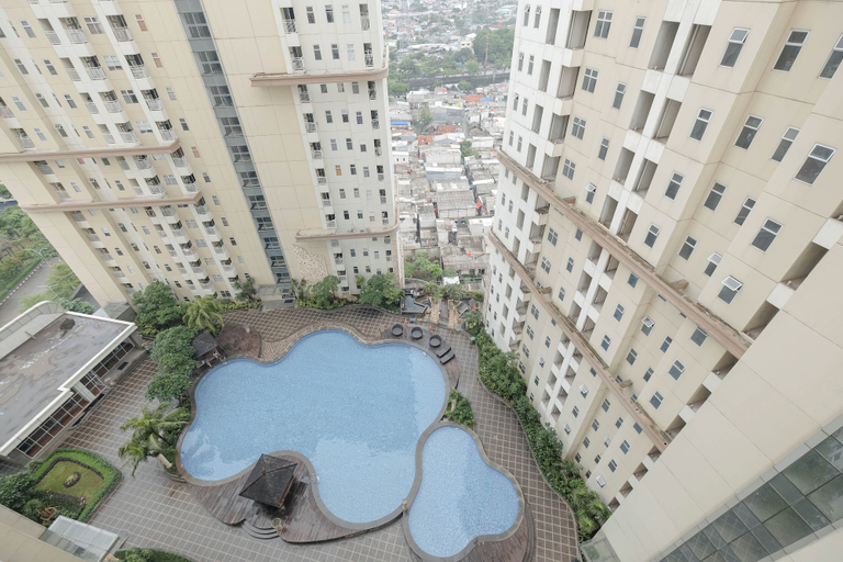 Exterior & Views, Minimalist and Well Designed 2BR Apartment with Extra Room at Vittoria Residence, West Jakarta