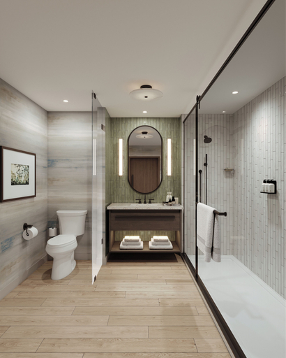 Bathroom 5, Hilton Jacksonville at Mayo Clinic near Beaches, Duval