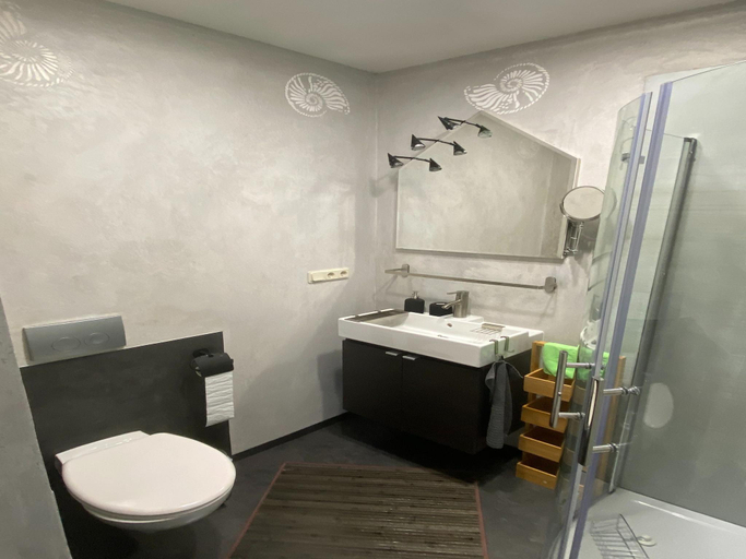 Bathroom 4, Wohnung nahe Inselsberg Wanderwege, Gotha
