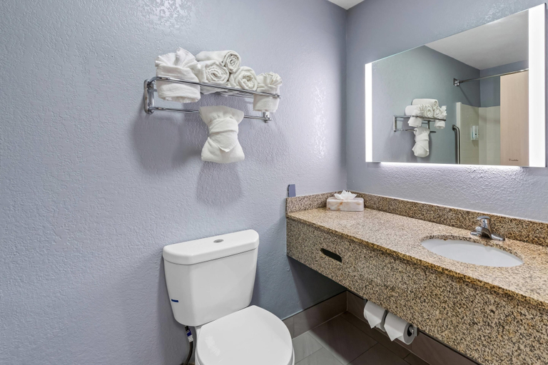 Bathroom 4, Quality Inn & Suites Manhattan, Riley