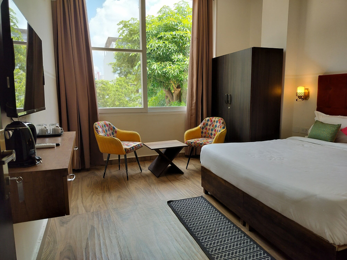 Bedroom 2, Saffron Inn, Gautam Buddha Nagar