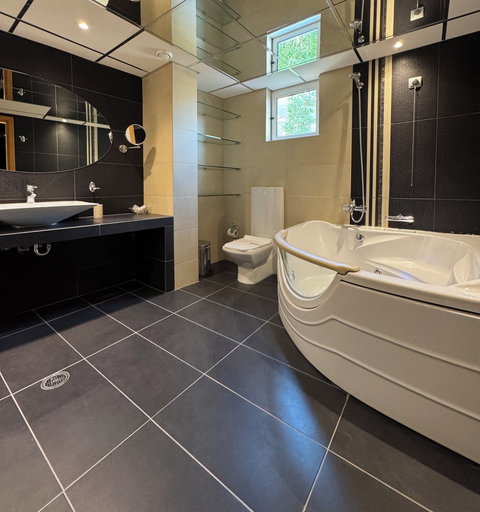 Bathroom 4, Messinian Bay Hotel, Peloponnese