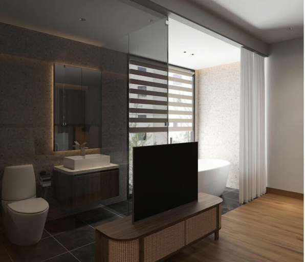 Bathroom 3, Kien Ocean Hotel, Da Nang