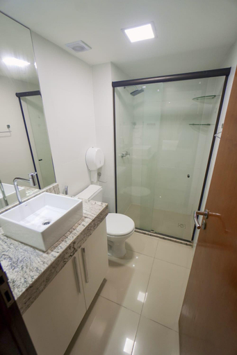 Bathroom, Gold flat praia de cabo branco, João Pessoa