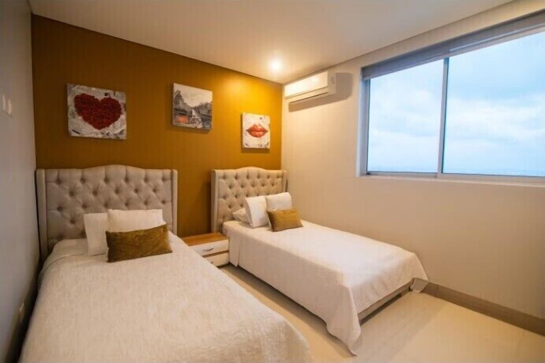 Bedroom 2, Oceanview Suite Pools Gym Guest Access, Cartagena de Indias
