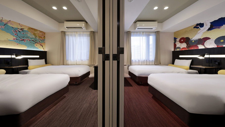 Bedroom 3, KUROMON Crystal Hotel, Osaka