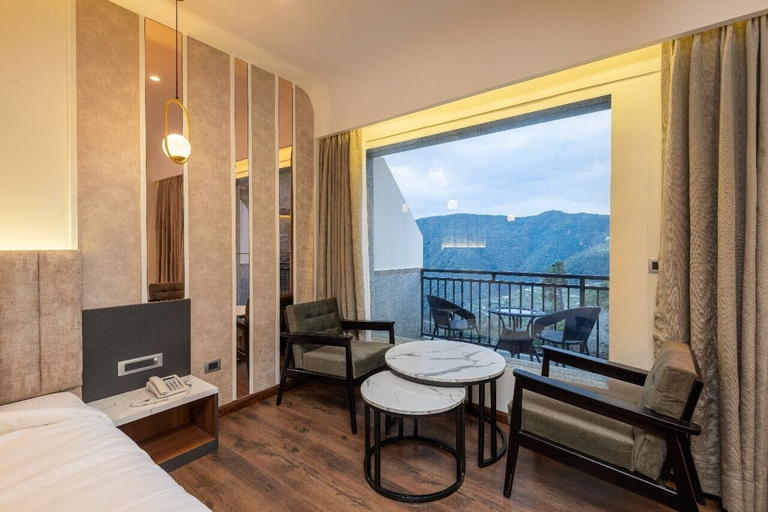 Bedroom 3, Kavin The Chail Resort - Serene Valley Views, Solan