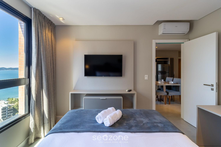 Bedroom 3, MHF II - Apts Variados em Predio com Vista para o Mar em Itapema, Itapema