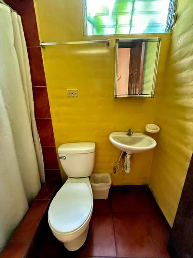 Bathroom 3, hotel casa miramar, Tamanique