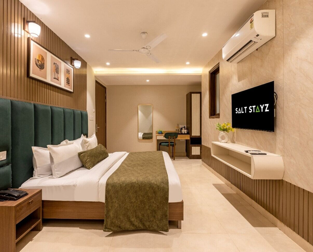 Bedroom, Saltstayz Premier - Paschim Vihar, Delhi