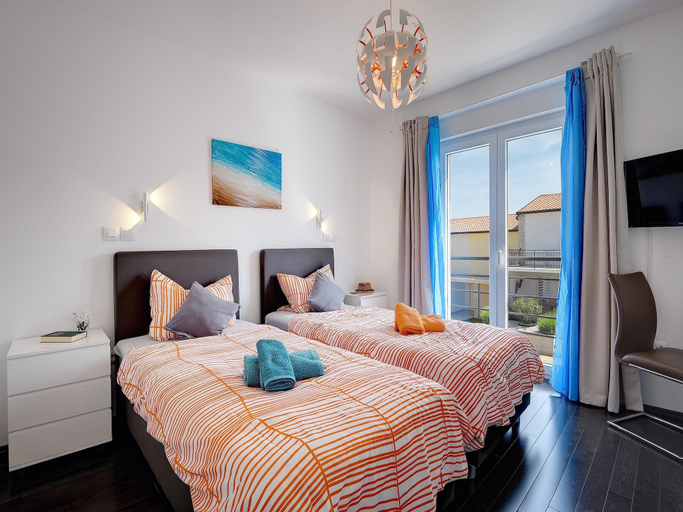 Bedroom 3, Holiday Home in Novigrad with Pool near Beach, Novigrad