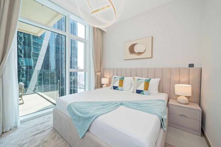Bedroom 3, Stylish 2BR Fully Furnished Unit at Business Bay, Dubai
