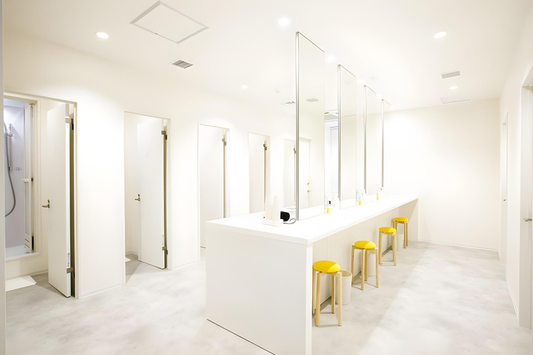 Bathroom 4, Capsule Hotel City Cabin Susukino, Sapporo