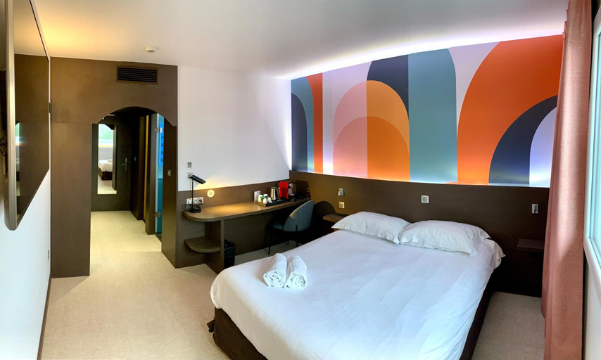 Bedroom 3, B&B HOTEL Saint-Avold Nord, Moselle