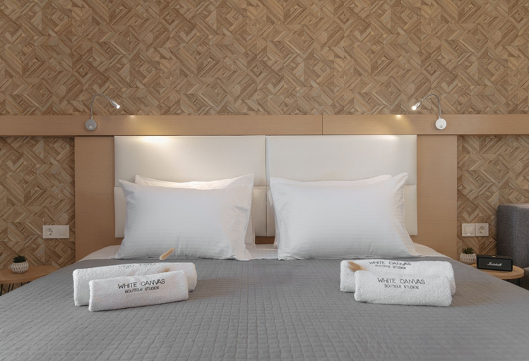 Bedroom 3, White Canvas Studios, Ionian Islands