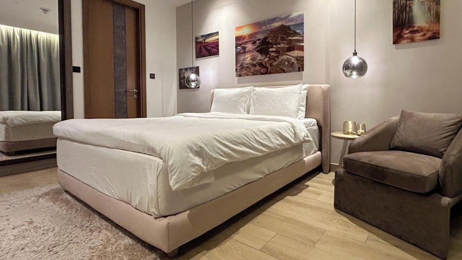 Bedroom 2, Cozy 1BR in Haven Residences by Bespoke, Dubai