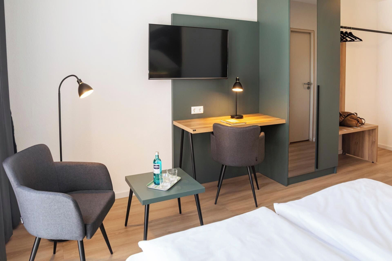 Bedroom 5, Achat Hotel Schwetzingen, Rhein-Neckar-Kreis
