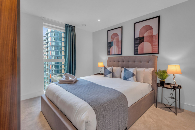 Bedroom 2, MySquare Apartments Canary Wharf, London