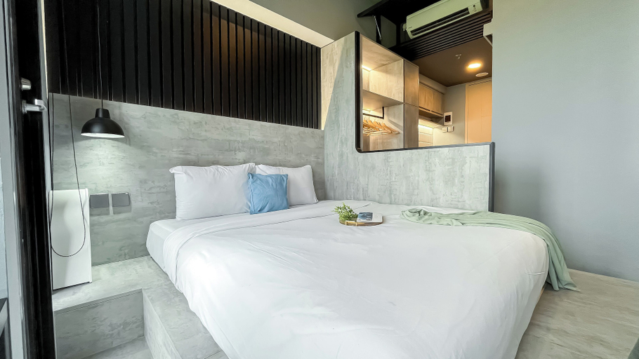 Bedroom, Best Deal Studio (No Kitchen) Apartment Tokyo Riverside PIK 2, Tangerang
