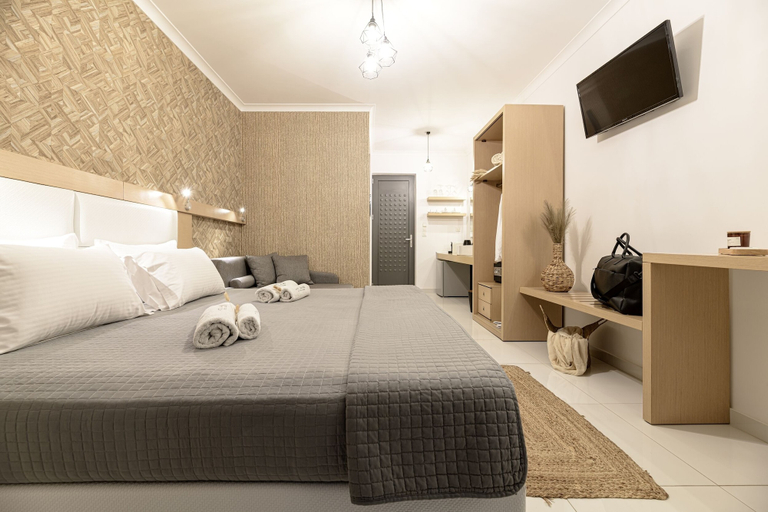 Bedroom 3, White Canvas Studios, Ionian Islands