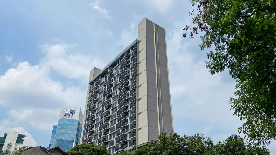 Exterior & Views, Well Designed 1BR Apartment at Arumaya Residence By Travelio, South Jakarta
