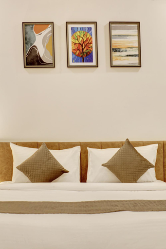 Bedroom 2, Limewood Stay - Corporate Huda City Centre, Gurgaon