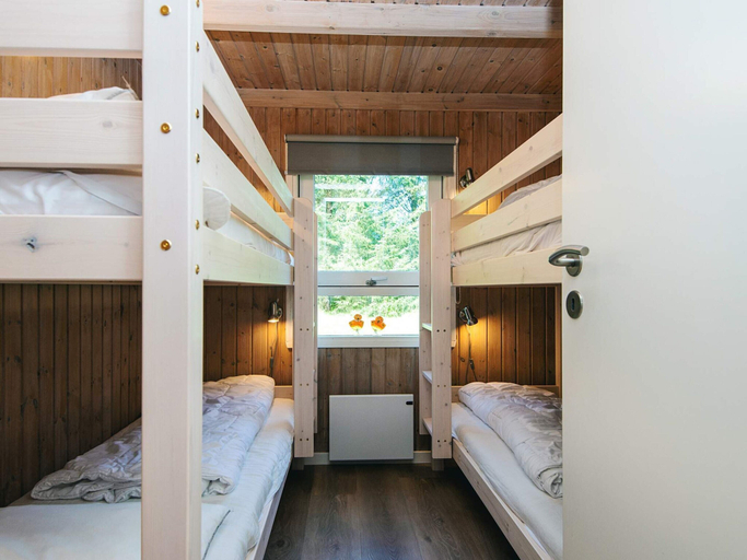 Bedroom 2, 4 Star Holiday Home in Bindslev, Hjørring