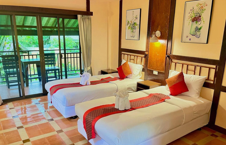 Bedroom 3, Khao Sok River Lodge Hotel, Phanom