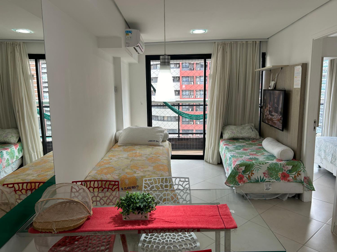 Bedroom, Landscape Beira-Mar Meireles-Apartamento Mobiliado Vista Cidade, Fortaleza