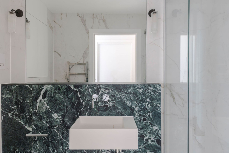 Room 2, Blue Jeans White Shirt - Fitzrovia - by Frankie Says, London