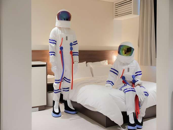 Bedroom 3, TimeTerminal Hotel Daejeon 1st by Anook, Dong