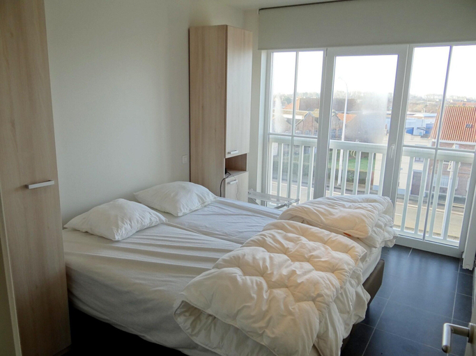 Bedroom 3, Apartment in Nieuwpoort Near the Beach, West-Vlaanderen