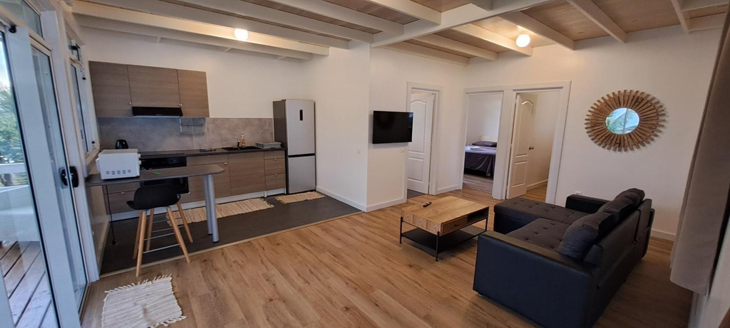 Shared lounge/TV area, Marina Village Raiatea