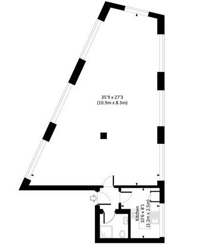 Room 3, Spacious Bright Oasis in Old Street, London
