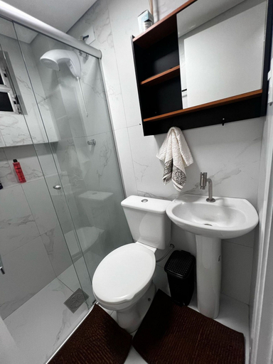 Bathroom 3, Apartamento Frente ao Shopping Itaguaçu, São José