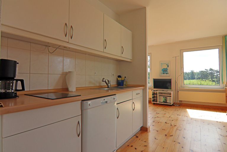 Private kitchen, Ferienhaus am Garder See mit Panorama, Rostock