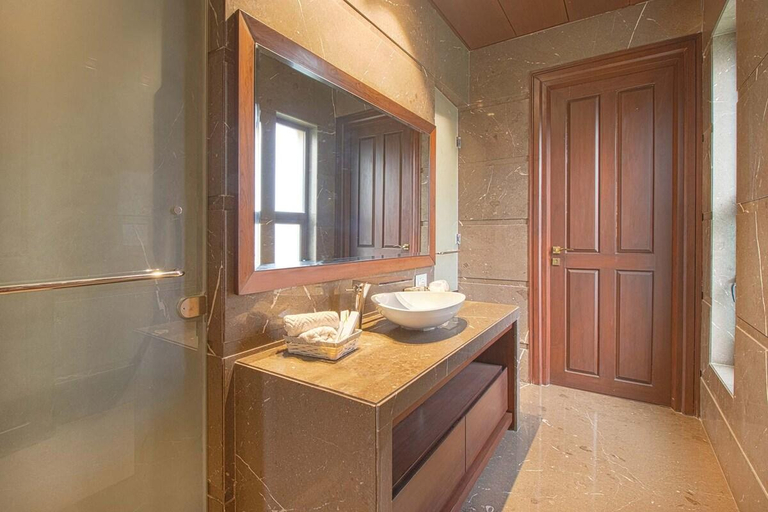 Bathroom 2, Ekant Villa with Pvt Pool at Amritsar by StayVista, Amritsar