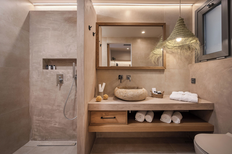 Bathroom 5, Analeia Luxury Hotel - Adults Only, South Aegean
