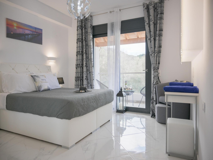 Bedroom 2, Villa in Messonghi with Pool and Sea Nearby, Ionian Islands