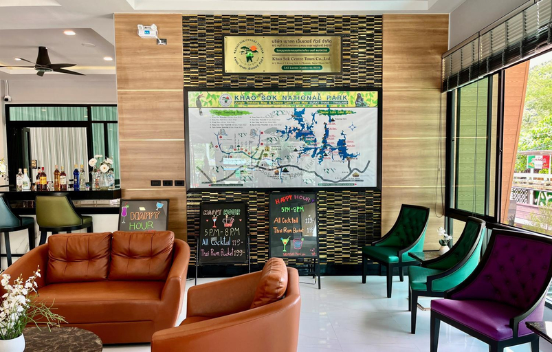 Public Area, Khao Sok River Lodge Hotel, Phanom