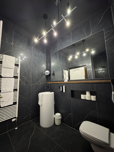 Bathroom, HLH - Luxus Familiensuite mit Terrasse, Freiburg im Breisgau