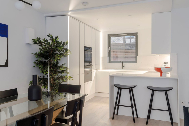 Room 5, Blue Jeans White Shirt - Fitzrovia - by Frankie Says, London