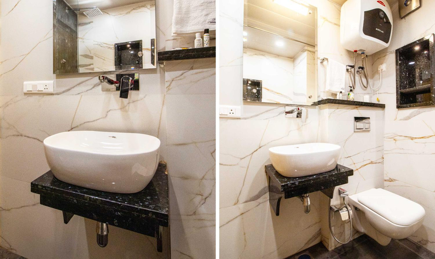 Bathroom 4, Treebo Varuna with Mountain View, Mall Road, Shimla