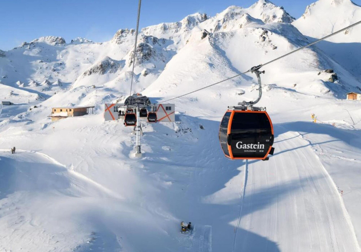 View from property 2, Chalet in Wagrain on Ski Slopes, Sankt Johann im Pongau