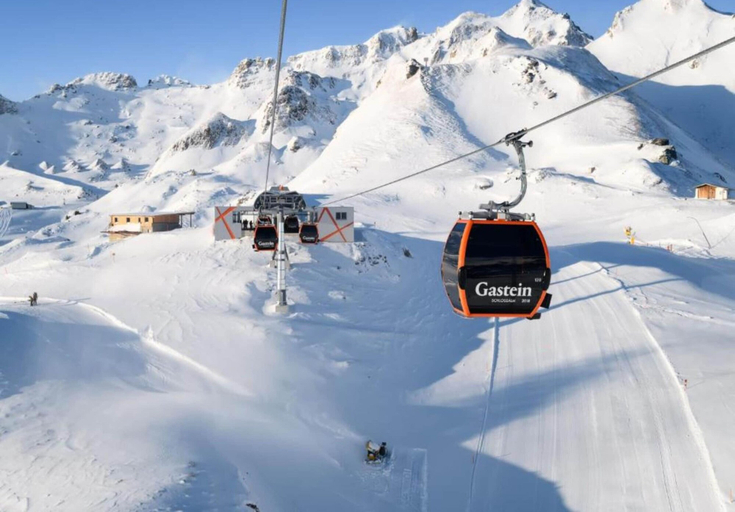 View from property 2, Penthouse in Bad Gastein Near Ski Lifts, Sankt Johann im Pongau