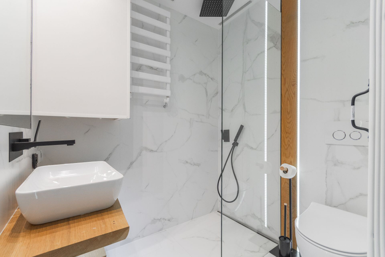 Bathroom, Studio Monte Cassino by Grand Apartments, Sopot
